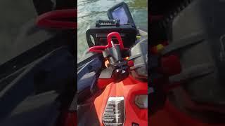 SeaDoo Spark fishing setup plus fish finder