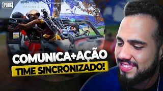 COMUNICA+AÇÃO INTENSA NO PUBG! TIME SINCRONIZADO DEMAIS! -  PUBG