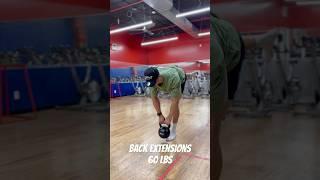 1 Rep Flex | Back Extensions - Single  @ 60lbs