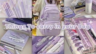 things you should keep in your school bag  | school bags essentials