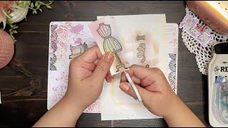 ASMR | Seamstress | Relaxing Scrapbooking | No Music | No Talking