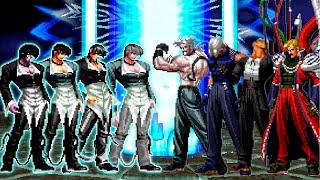 [KOF Mugen] Flames Iori Yagami Team vs Rugal Bernstein Team