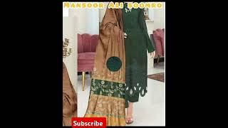 Dhanak winter dress Collection New design | Best winter fabric | Beautiful colors and designs