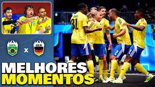 VALENDO VAGA NAS QUARTAS! BRASIL x ALEMANHA| MELHORES MOMENTOS | COPA DO MUNDO KINGS LEAGUE