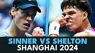 Jannik Sinner vs Ben Shelton | Shanghai 2024 Match Highlights