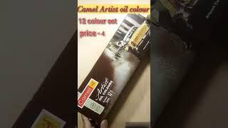 Camel oil colour unboxing   #oilpainting #unboxing #shorts #ytshorts