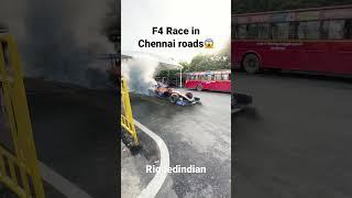 F4 race in chennai roads. #chennaigame #f1 #chennai #car