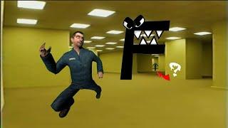 Alphabet Lore F chases me in the Backrooms (Garry's Mod) | TheWildFireBee