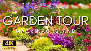 Stunning Summer Gardens on a Famous Island | Mackinac Island Garden Tour 2024