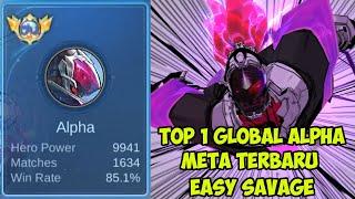 Raja alpha SAVAGE gila cuy balmond hyper dibikin jadi taek sama top 1 global alpha - Mobile Legends