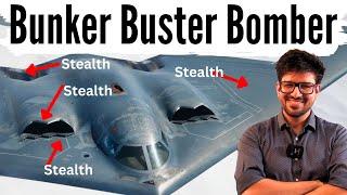US Bombs IRAN !! Tech behind B2 Bombers | Bunker Buster Bombs