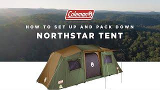 How To Set Up and Pack Down Your Coleman Northstar Series Instant Up Darkroom 10 Person Tent