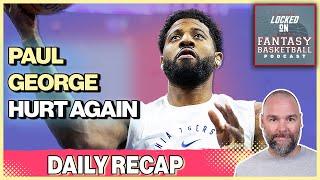 Paul George Hurt | Who Is Antonio Reeves? Or Quenton Jackson? Or Jaylon Tyson? | Fantasy Basketball