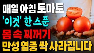 올 여름 토마토를 ‘이것’과 함께 드시면 몸 속 찌꺼기가 싹 사라집니다. 만성 염증을 막아주는 토마토의 효능과 함께 먹으면 좋은 음식 총정리 토마토 올바르게 먹는 법