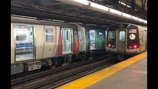 R211 Train with Cars 4470-4474 & 4475-4479 Undergoing Burn-in Test on the A Line