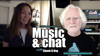 S1E1 Geary Yelton (founding editor, SynthandSoftware) guests on "Music & chat w/Shueh-li Ong"