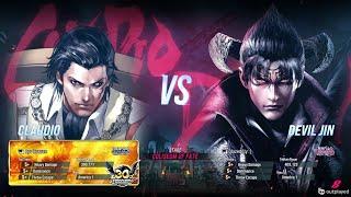 TEKKEN 8 - RYU HOUSEN (CLAUDIO) VS GLAZEDILLY (DEVIL JIN) :] HIGH RANKED MATCH