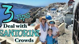 AVOID CROWDS in SANTORINI - Criuise stop tips!