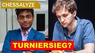 Dramatisches Finale! | Donchenko vs Aravindh | Dubai Police Global Chess Challenge Runde 9