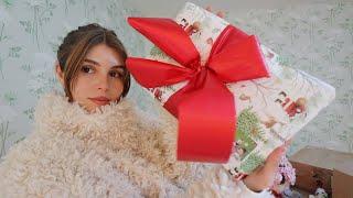 a warm winter vlog l Christmas wrapping, baking, & haircare chat