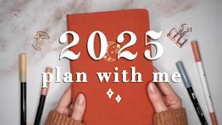 2025 bullet journal setup | plan with me 