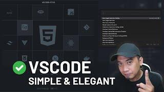 Buat Tampilan VSCODE jadi MINIMALIST dan ELEGAN seperti ini