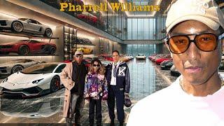 Meet Pharrell Williams Wife, 4 Children, , Los Angeles Mansion, Real Estate, Huge Cars and Net Worth