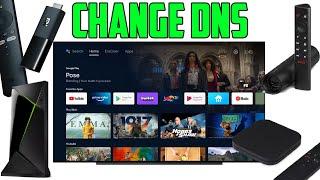 How to change DNS Servers on ANY ANDROID TV device | SONY BOX STICK