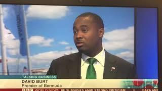 Premier of Bermuda live on BBC World News 2017