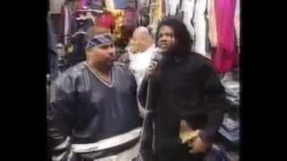 BIG PUN Rare footage at Fat Joe's Half-Time Clothing Store , Bronx, New York