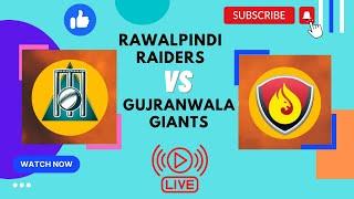RAWALPINDI RAIDER VS GUJRANWALA GIANTS | RPR VS GWG| T20 LIVE  PJL 2022  |CRICKET SCHOOL HINDI |