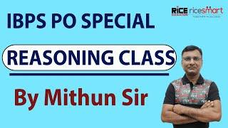 Reasoning Special Class By Mithun Thakur | IBPS Clerk | RICE Edu Banking