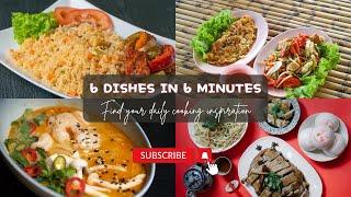 6 RECIPES In 6 Minutes - Dawat Menu At Home