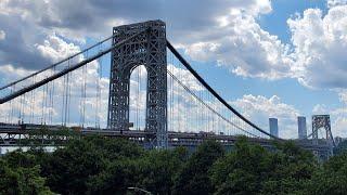 My Bike Ride Across The George Washington Bridge In Fort Lee, New Jersey