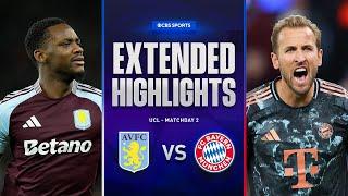 Aston Villa vs. Bayern: Extended Highlights | UCL League Phase MD 2 | CBS Sports Golazo