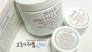 퀸크리즈+Fresh Rose Face Mask, Suger Face Polish, Black Tea Instant Perfecting Mask 프레시 로즈 페이스 마스크, 슈가 페