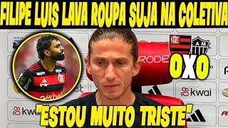 FILIPE LUÍS LAVA ROUPA SUJA NA COLETIVA! “ISSO ME ENTRISTECE MUITO!” PÓS JOGO DO FLAMENGO!