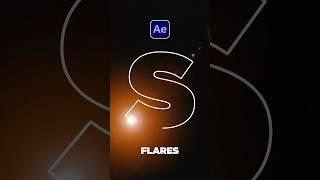 Create Epic Lens Flare Stroke Titles in After Effects #tutorial