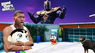 Super Franklin Saves The Avengers from Thanos in GTA 5! Epic Battle!
