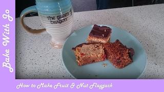 How to Make Fruit & Nut Flapjack | Bake With Jo