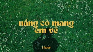 [1 Hour] rồi chỉ khi cơn mưa tới, không thấy em nữa.../ NẰNG CÓ MANG EM VỀ Lo-Fi || By Em Suy