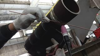 Tig Корневые швы Welding root joints Training