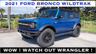 2021 Ford Bronco WildTrak 4 door, POV Drive and Review, Yep Jeep is worried..