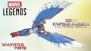 Marvel Legends Captain America Brave New World Sam Wilson Marvel Studios Deluxe Action Figure Review