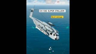 CH-53E SUPER STALLION -Burst Damage in modern warships #Shorts