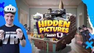 Hidden Pictures: Agent Q - A Mixed Reality game with a story