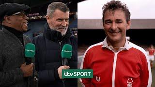 'Brian Clough punched me!' - Roy Keane and Ian Wright exchange hilarious FA Cup stories