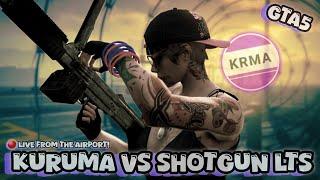 xxx Kuruma vs Shotgun LTS !! GTA 5 - 1 day we will destroy this airport ! ps4 / ps5