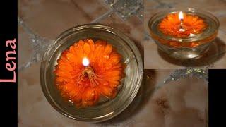 𝗞𝗿𝗲𝗮𝘁𝗶v𝗲 𝗧𝗶𝗽𝗽𝘀 v𝗼𝗻 𝗟𝗲𝗻𝗮  Wasserkerze mit Blume basteln  Water Candle with Flower DIY