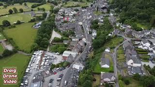 Flying over Corwen